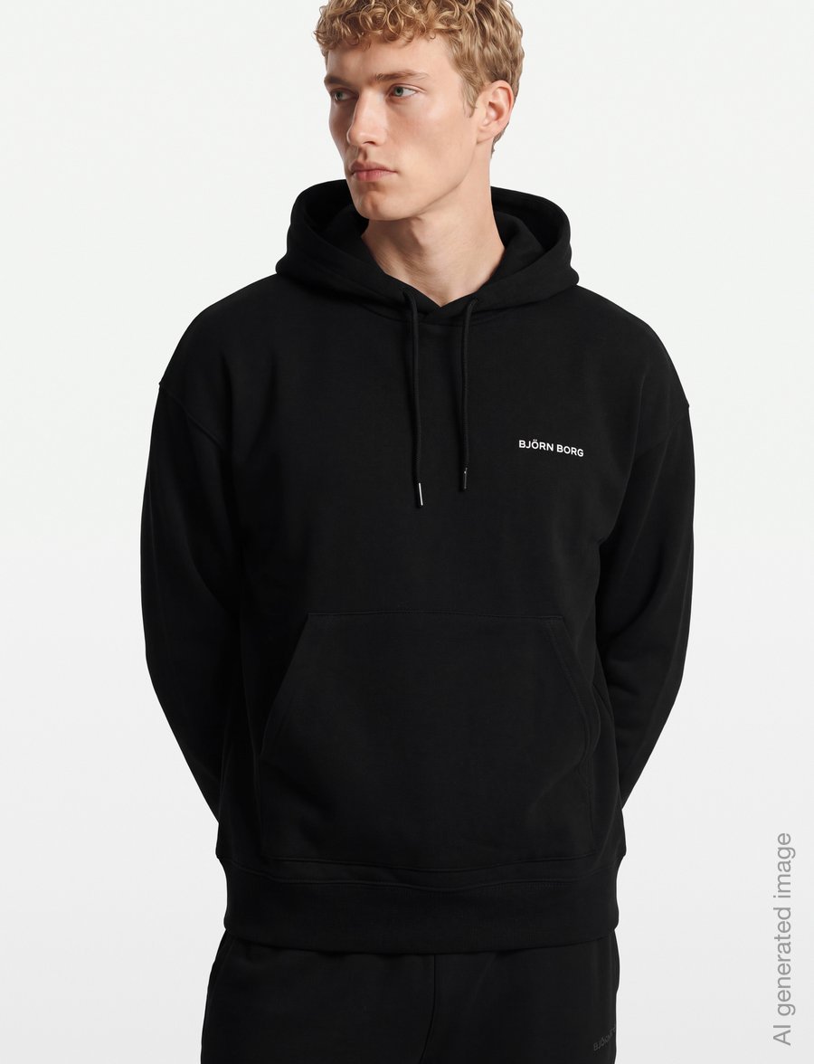 Björn Borg - BORG OVERSIZED HOODIE - sweatshirts - black beauty - 3