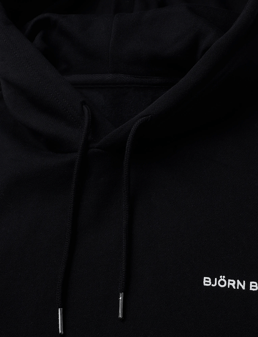 Björn Borg - BORG OVERSIZED HOODIE - huvtröjor - black beauty - 2