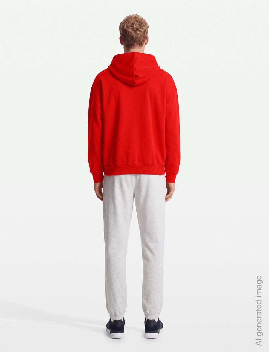 Björn Borg - BORG OVERSIZED HOODIE - sweatshirts - flame scarlet - 4