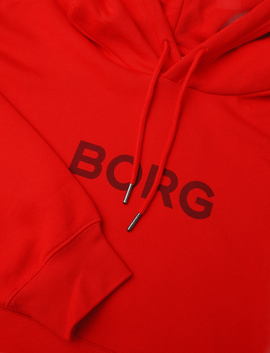 Björn Borg - BORG OVERSIZED HOODIE - tops - flame scarlet - 2