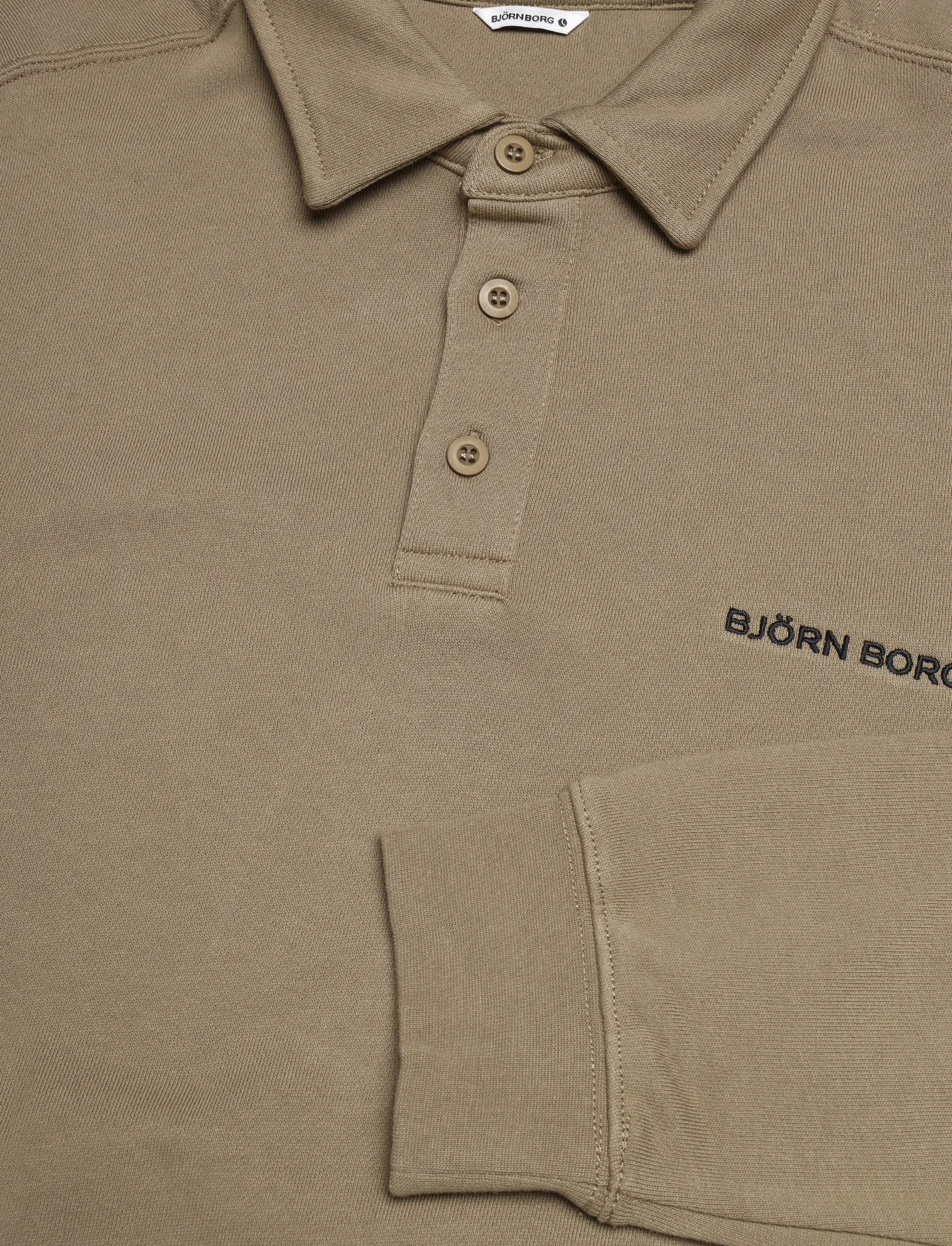 Björn Borg - BORG CLASSIC POLO SWEATSHIRT - oberteile & t-shirts - caribou - 2