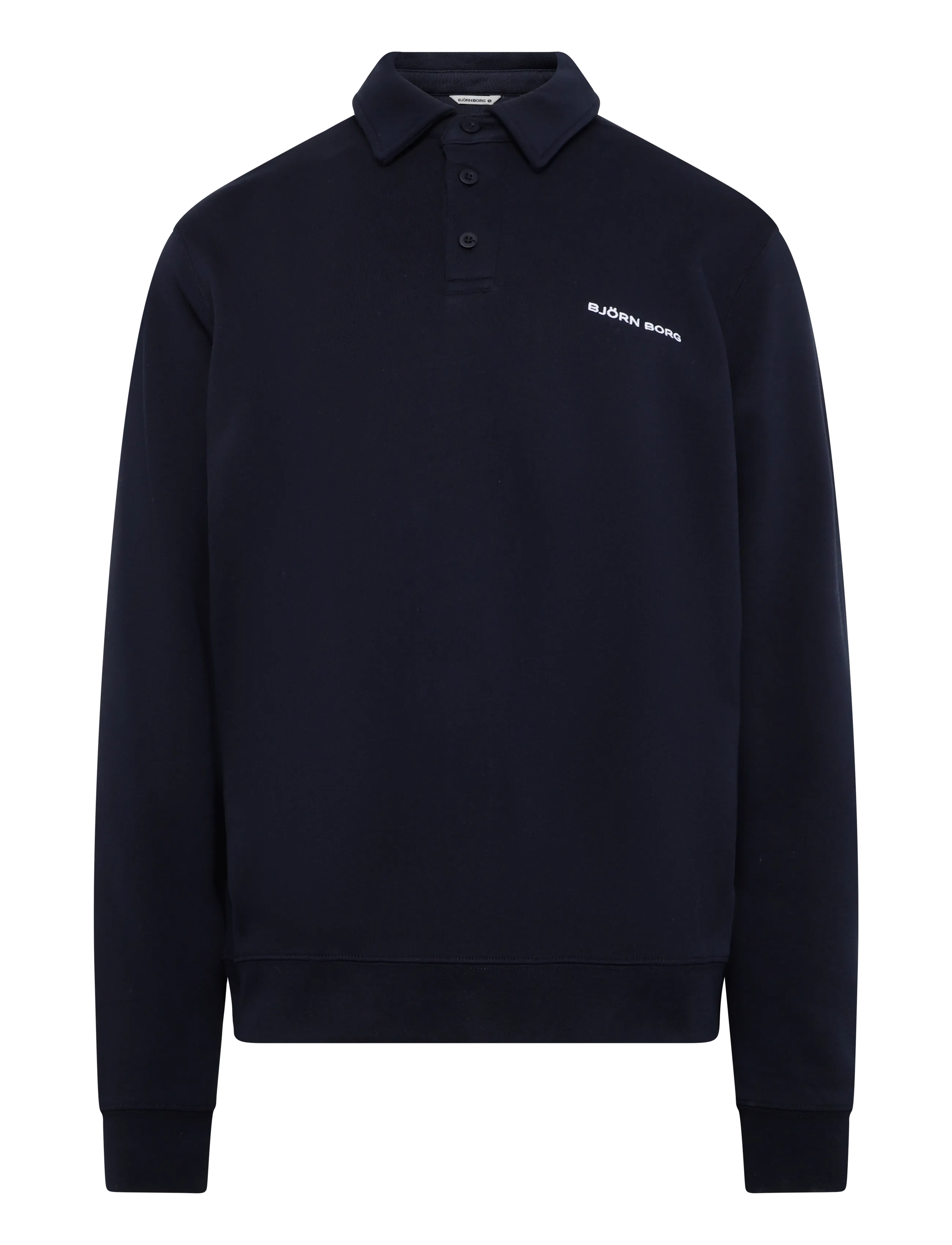 Björn Borg BORG CLASSIC POLO SWEATSHIRT - Sweatshirts - NIGHT SKY / navy