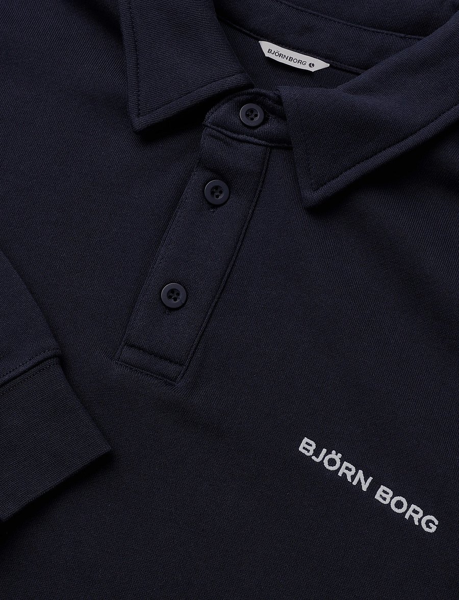 Björn Borg - BORG CLASSIC POLO SWEATSHIRT - polos - night sky - 2