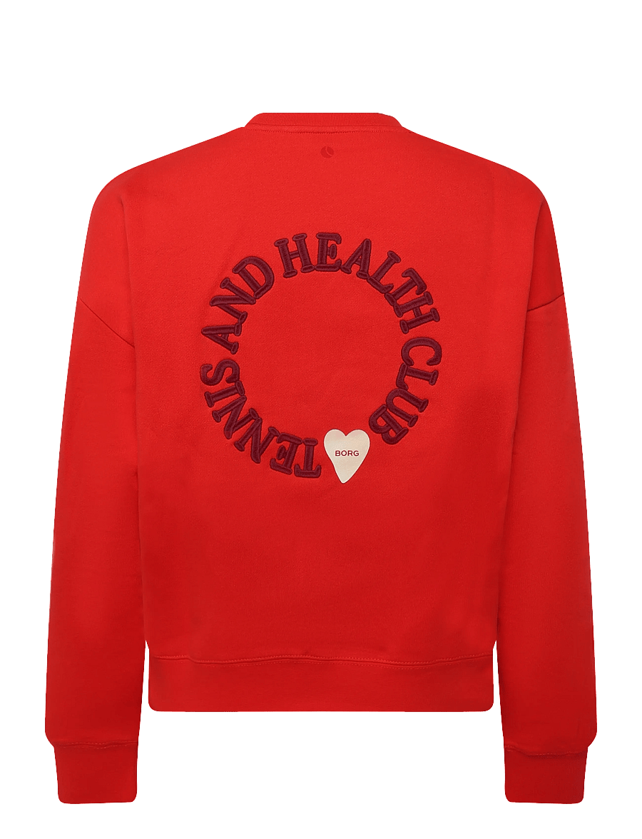 Björn Borg - BORG BOYFRIEND SWEATSHIRT - Överdelar - flame scarlet - 1