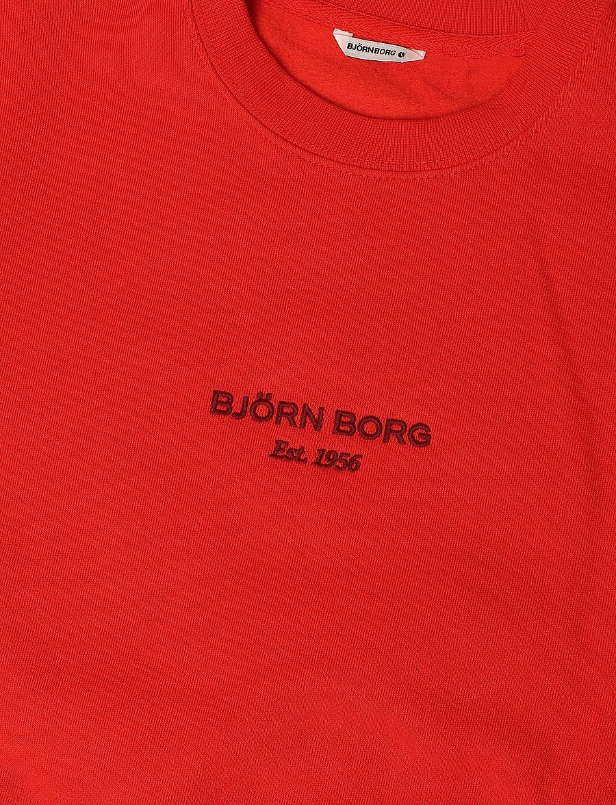 Björn Borg - BORG BOYFRIEND SWEATSHIRT - Överdelar - flame scarlet - 2