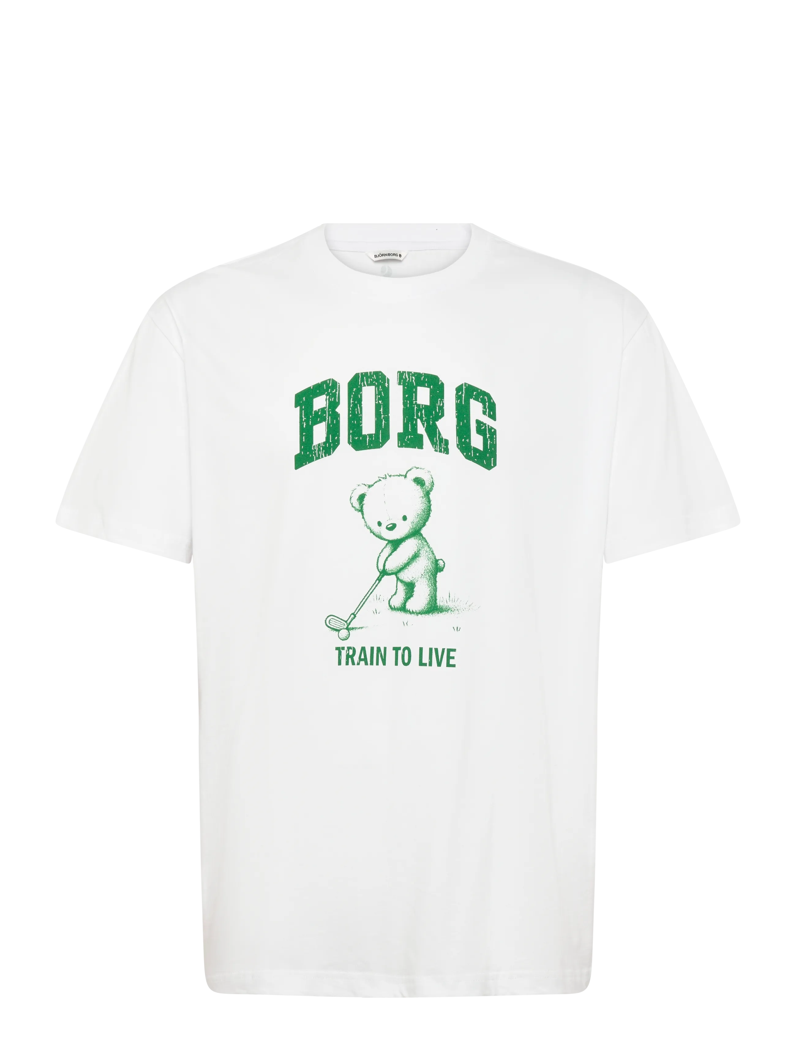 Björn Borg Borg Classic Print T-Shirt, XXL, White, Sport Overdele > Sport T-shirts, Herre
