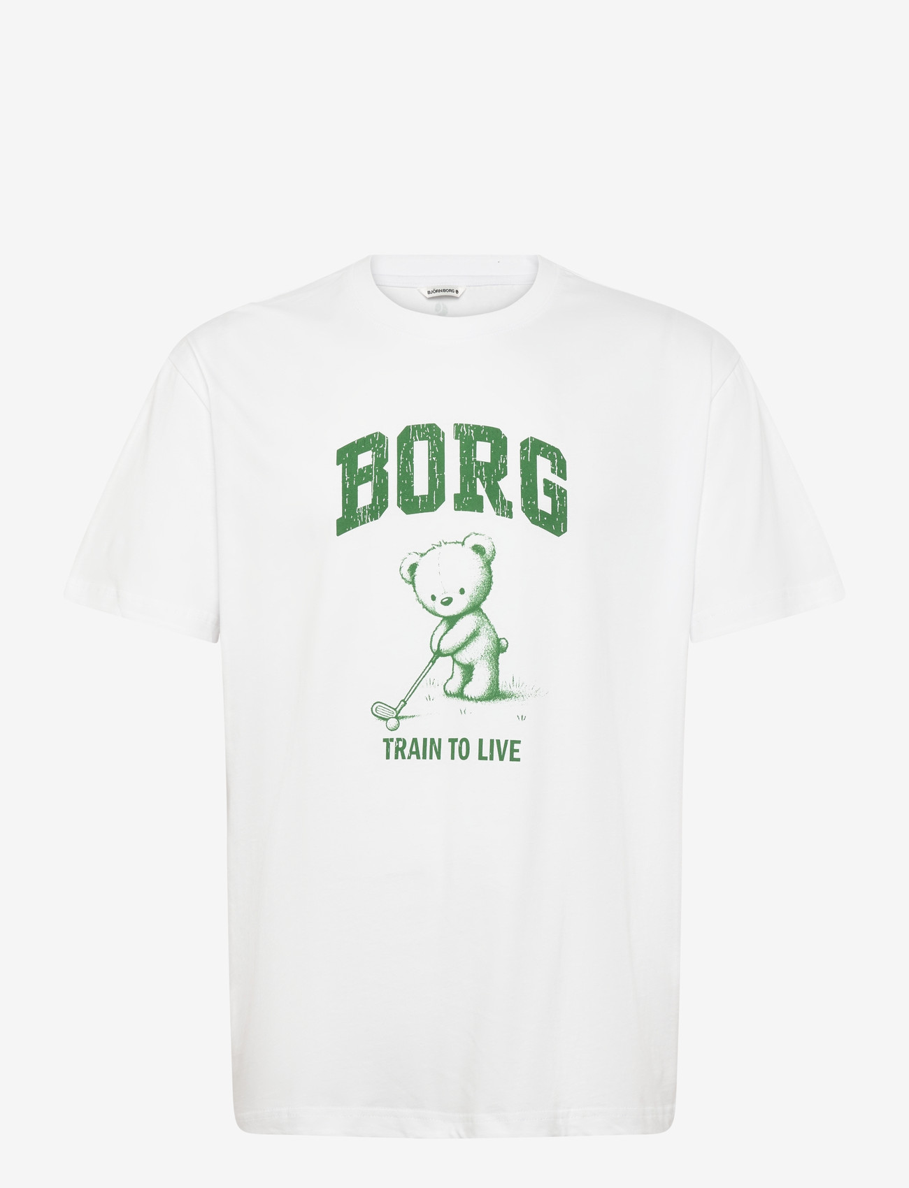 Björn Borg - BORG CLASSIC PRINT T-SHIRT - t-shirts - brilliant white - 0