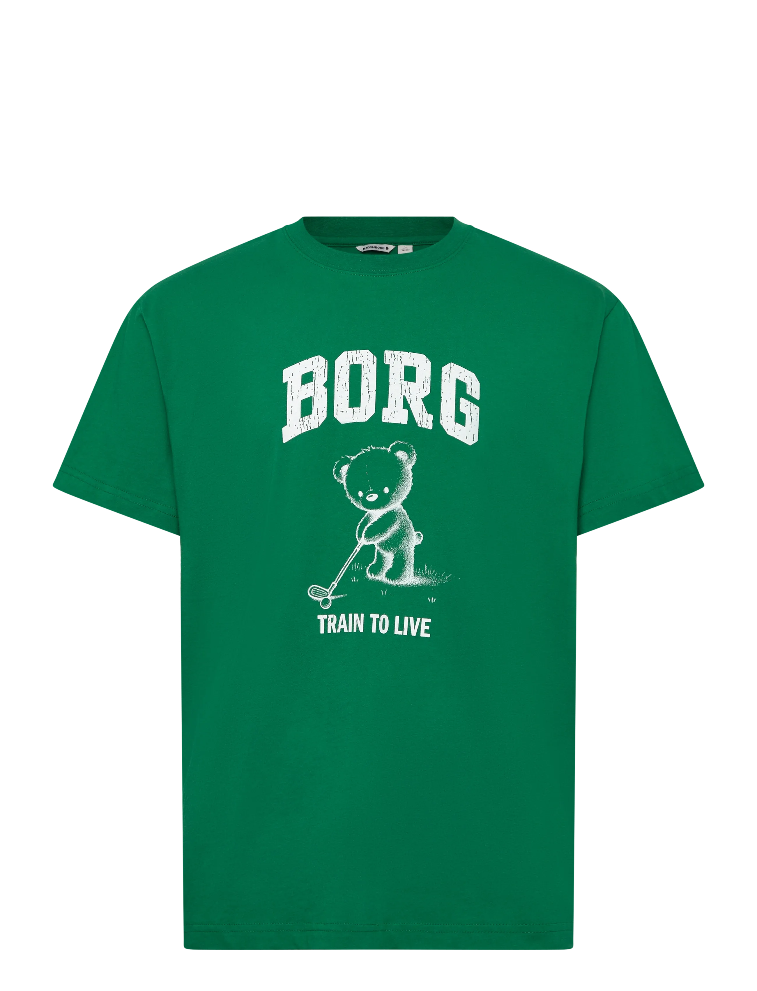 Björn Borg BORG CLASSIC PRINT T-SHIRT - Vetements - VERDANT GREEN / green