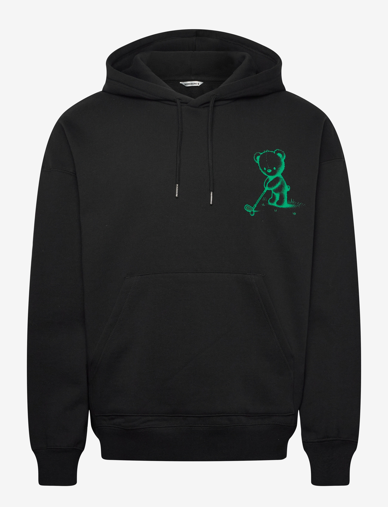 Björn Borg - BORG OVERSIZED HOODIE - overdele - black beauty - 0