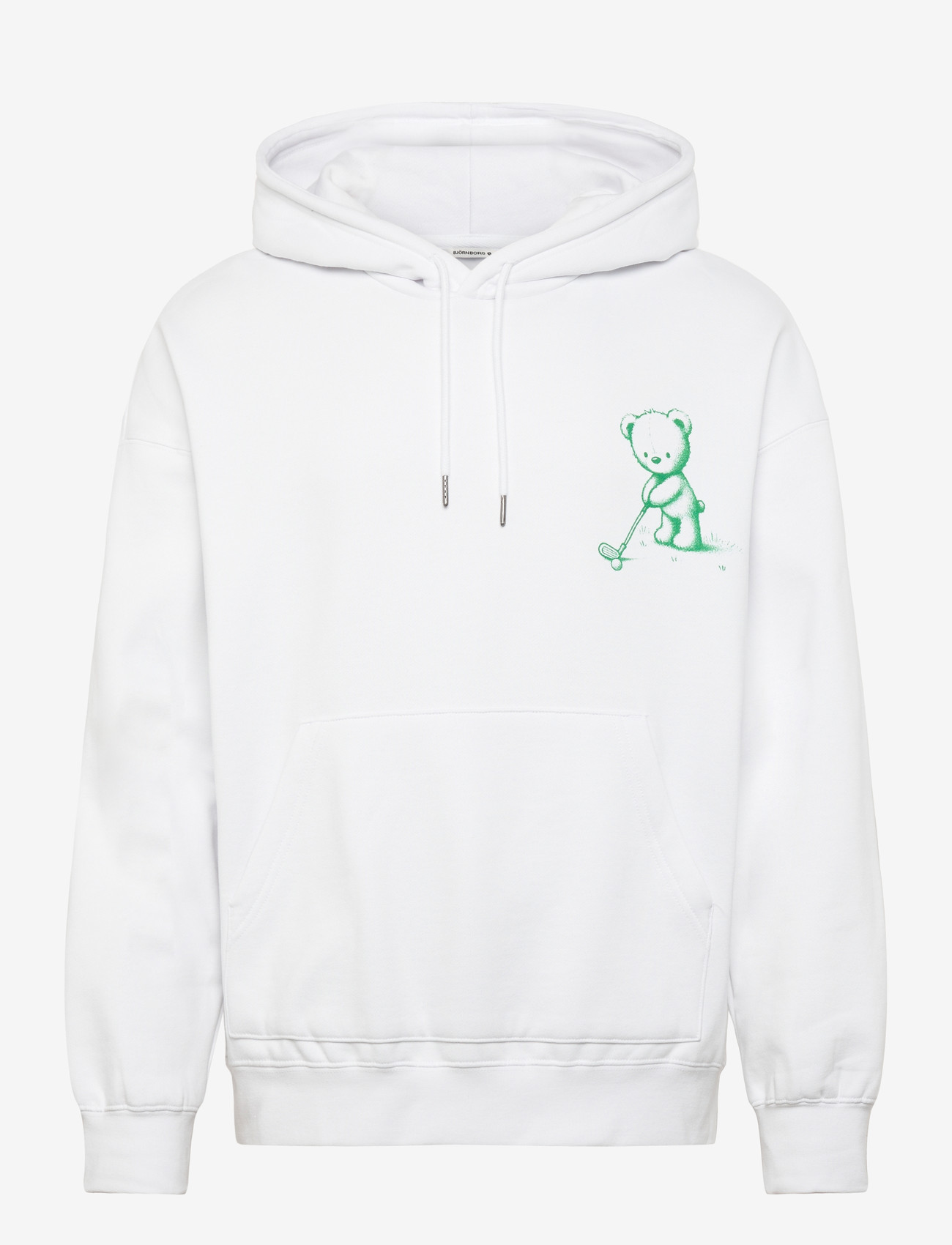 Björn Borg - BORG OVERSIZED HOODIE - overdele - brilliant white - 0