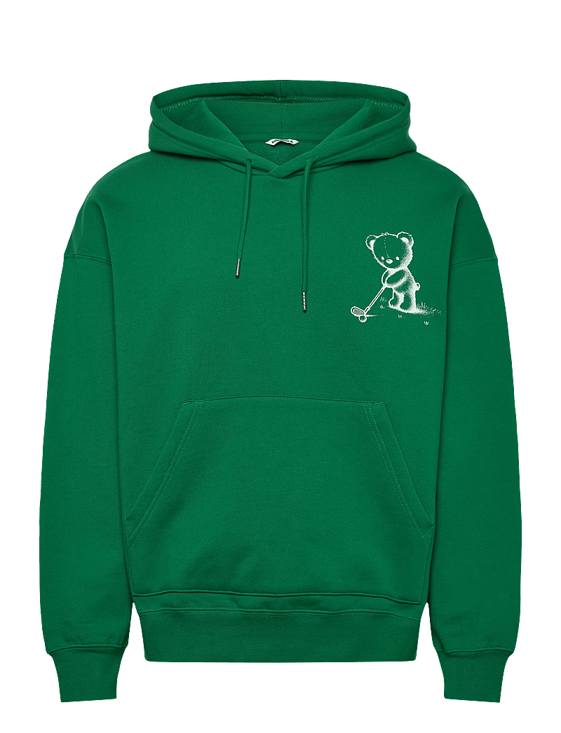 Björn Borg - BORG OVERSIZED HOODIE - alussärgid - verdant green - 0