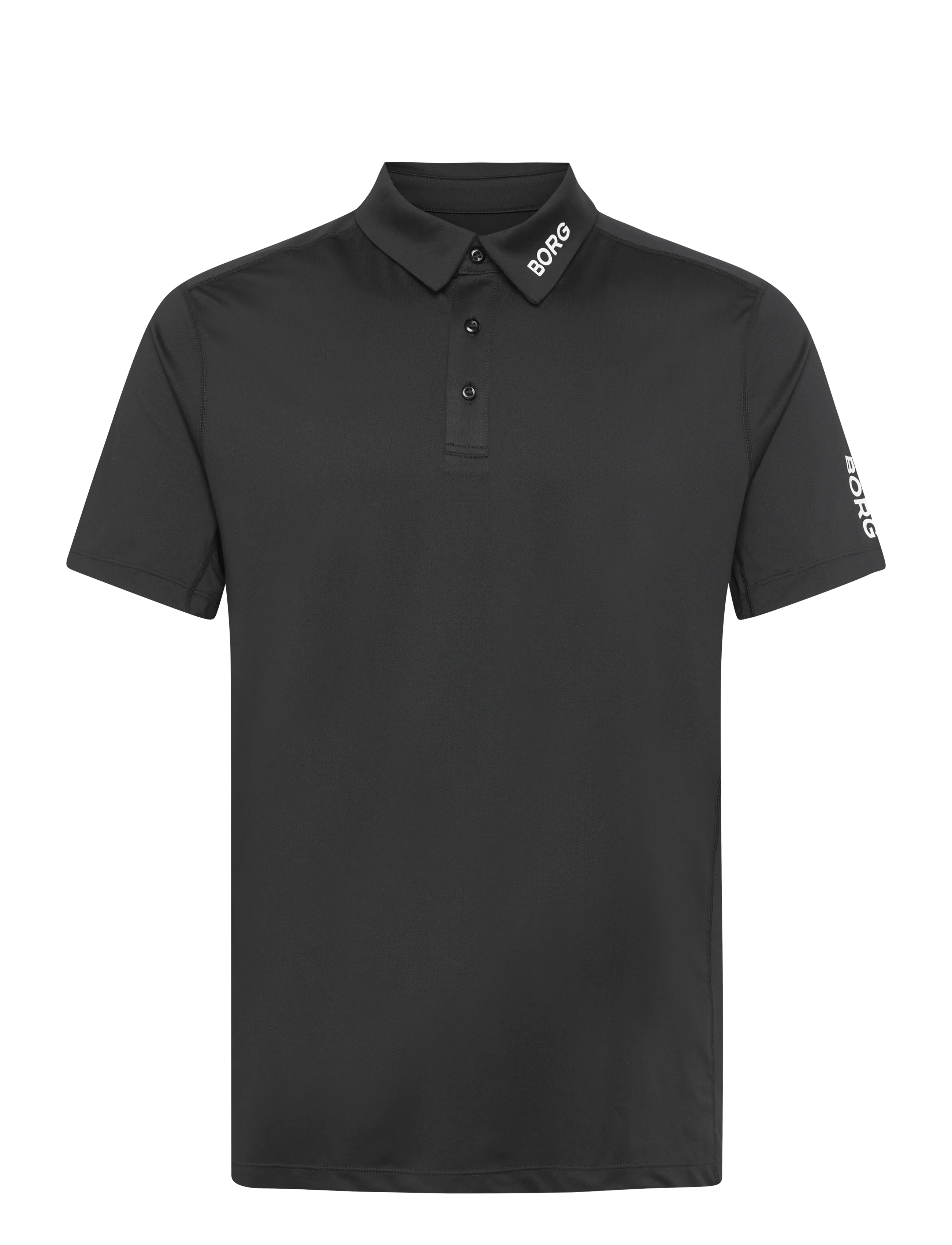 Björn Borg Borg Course Polo Shirt, Mænd, Polo Shirt, Sort, Str: M