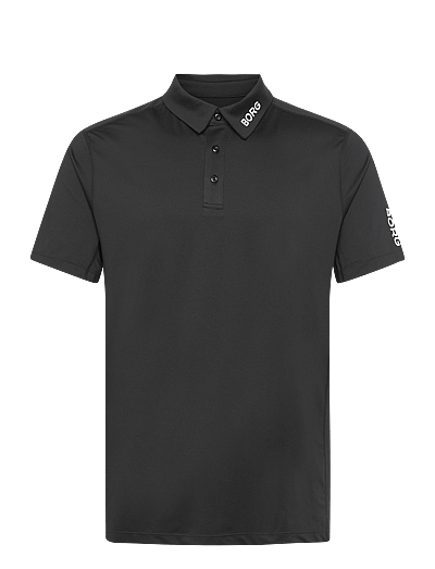 Björn Borg BORG COURSE POLO SHIRT - Oberteile - BLACK BEAUTY / black