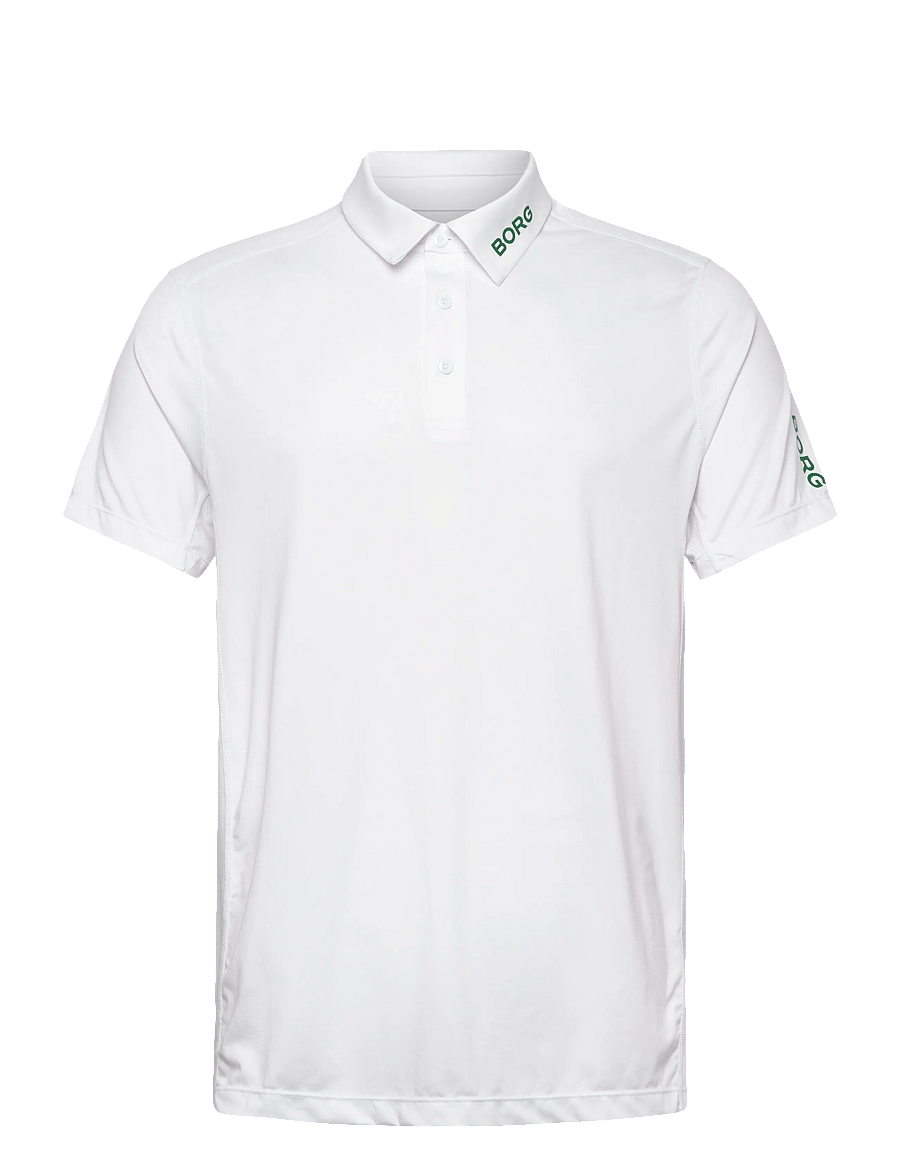 Björn Borg - BORG COURSE POLO SHIRT - toppe & t-shirts - brilliant white - 0