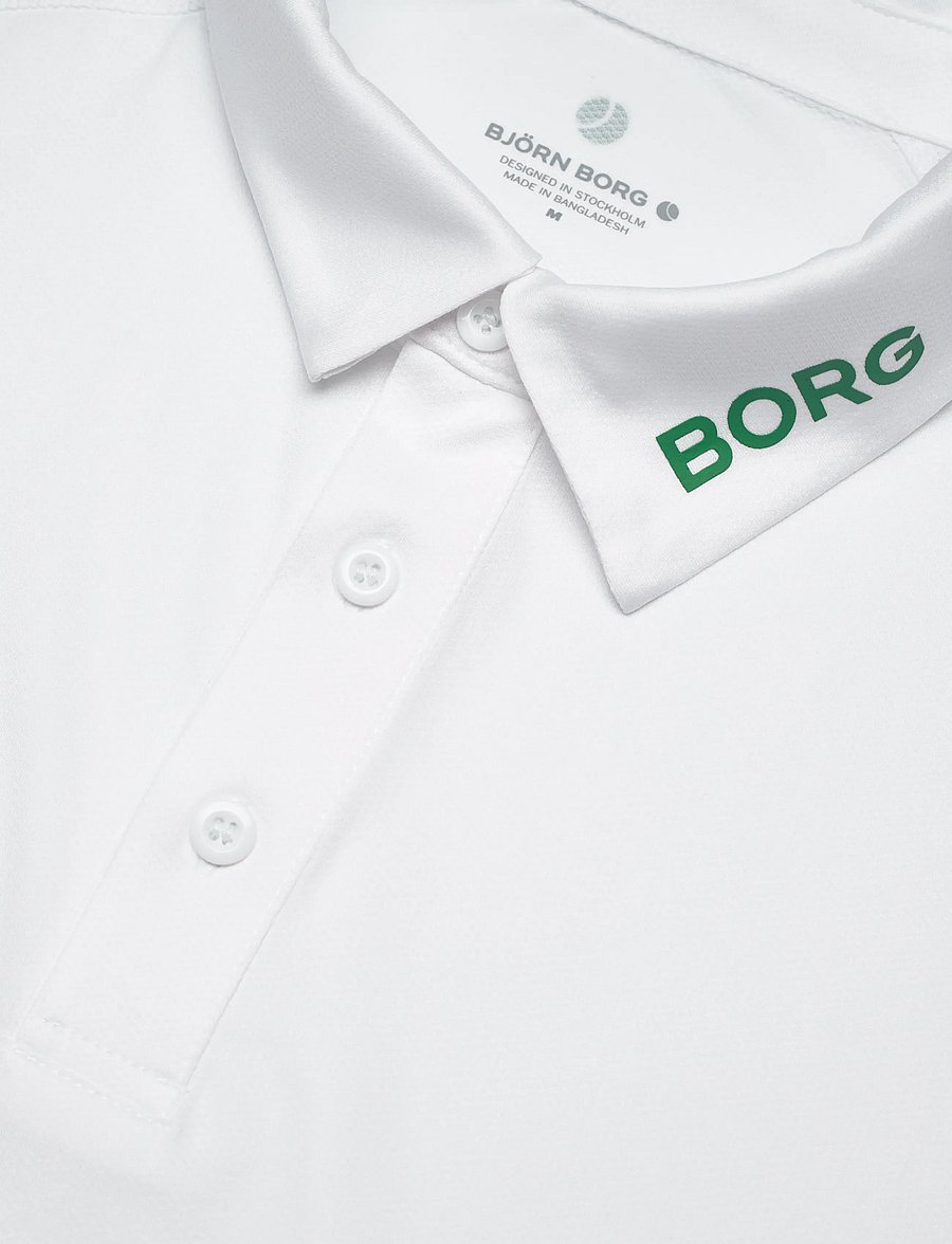 Björn Borg - BORG COURSE POLO SHIRT - toppe & t-shirts - brilliant white - 2