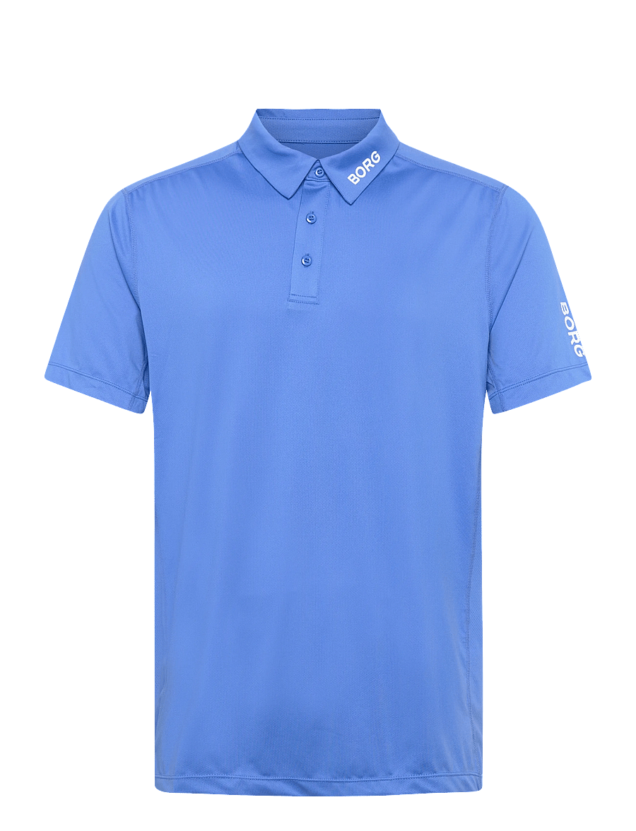 Björn Borg - BORG COURSE POLO SHIRT - toppe & t-shirts - palace blue - 0