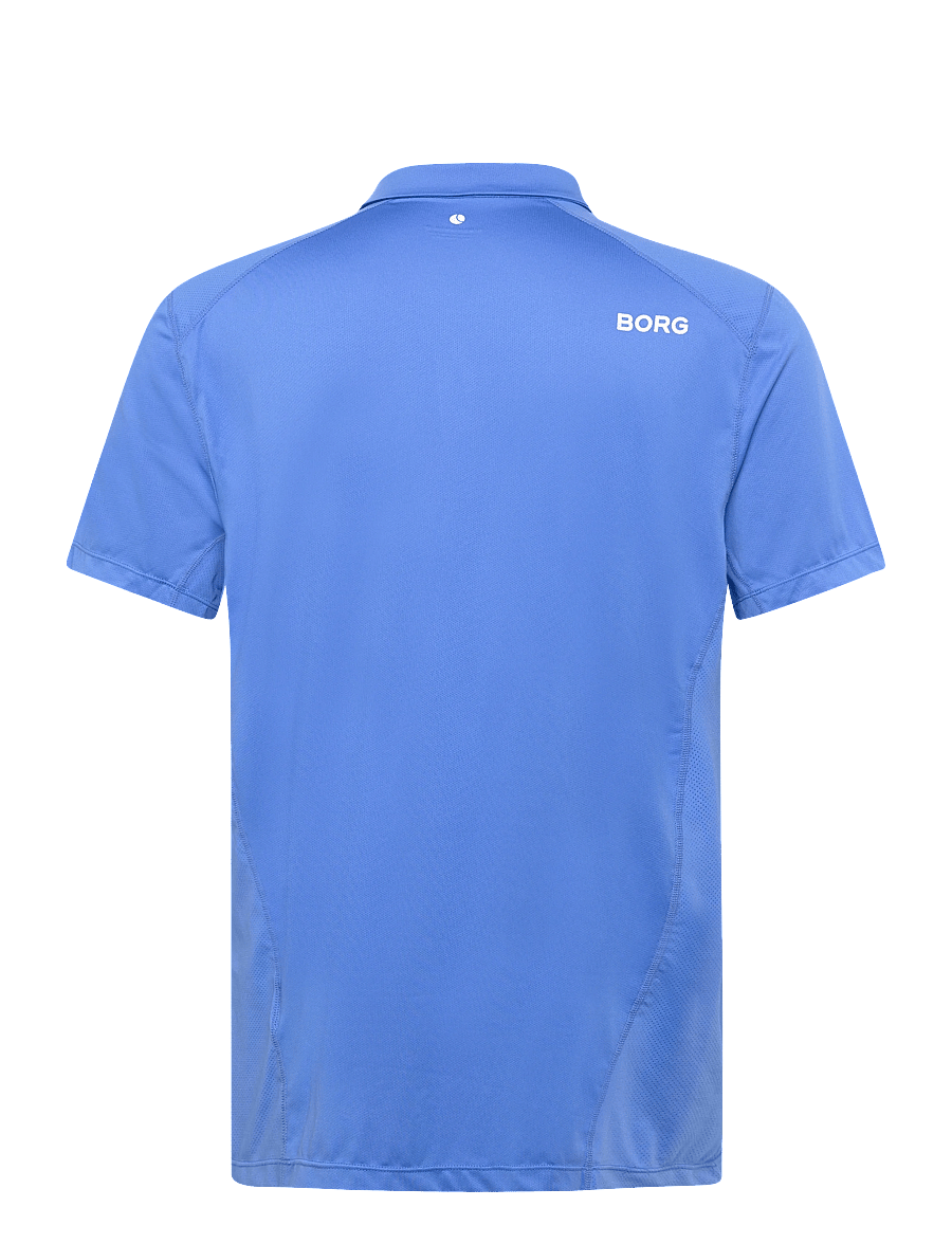 Björn Borg - BORG COURSE POLO SHIRT - toppe & t-shirts - palace blue - 1