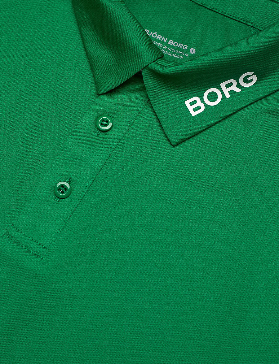 Björn Borg - BORG COURSE POLO SHIRT - koszulki polo - verdant green - 2