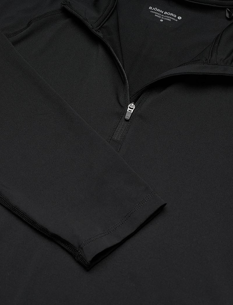 Björn Borg - BORG COURSE MIDLAYER HALF ZIP - fleece og mellemlag - black beauty - 2