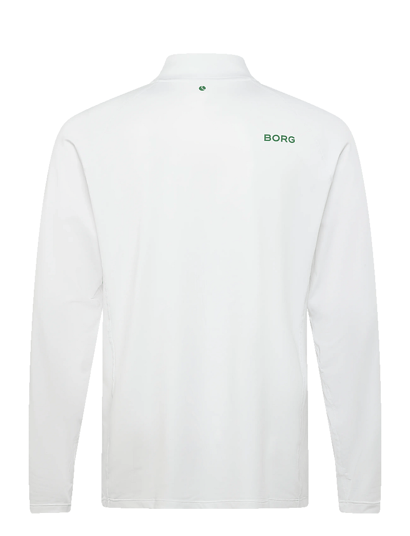 Björn Borg - BORG COURSE MIDLAYER HALF ZIP - fleece og mellemlag - brilliant white - 1