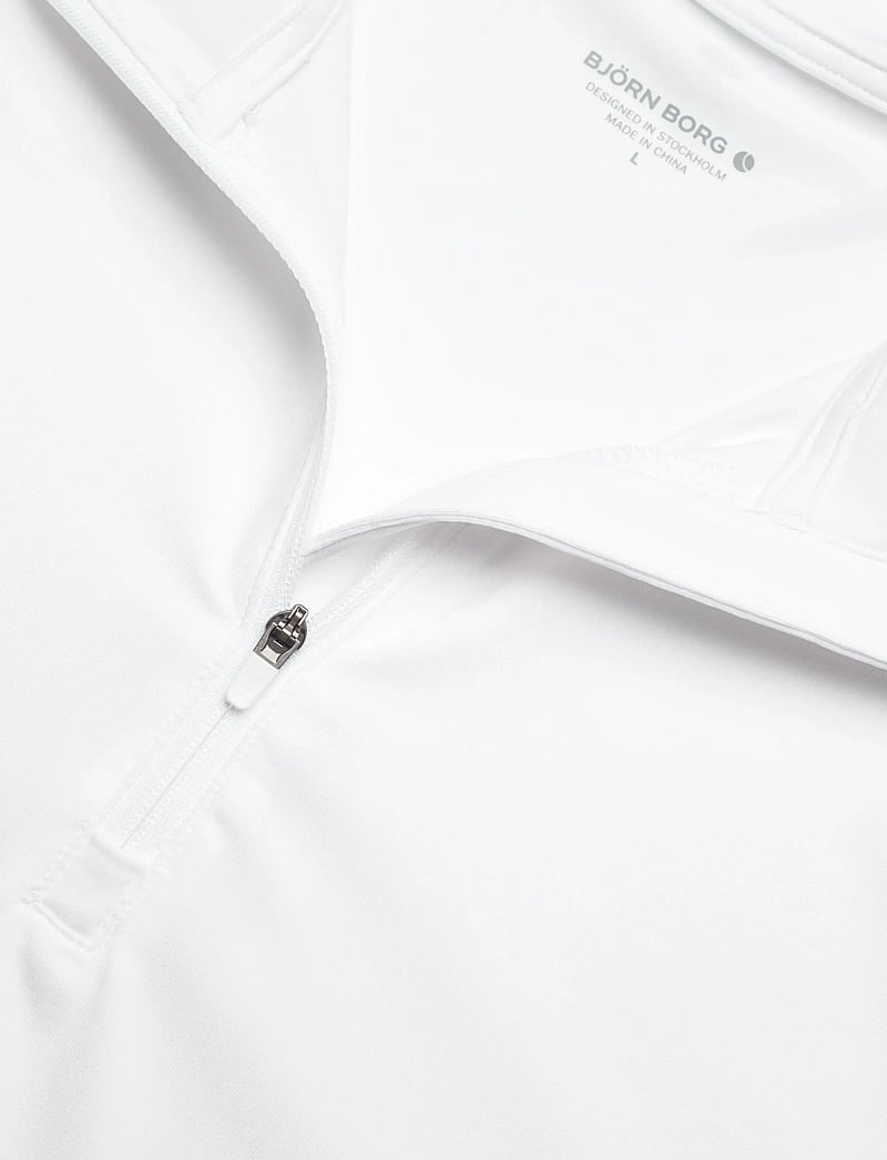 Björn Borg - BORG COURSE MIDLAYER HALF ZIP - fleece og mellemlag - brilliant white - 2