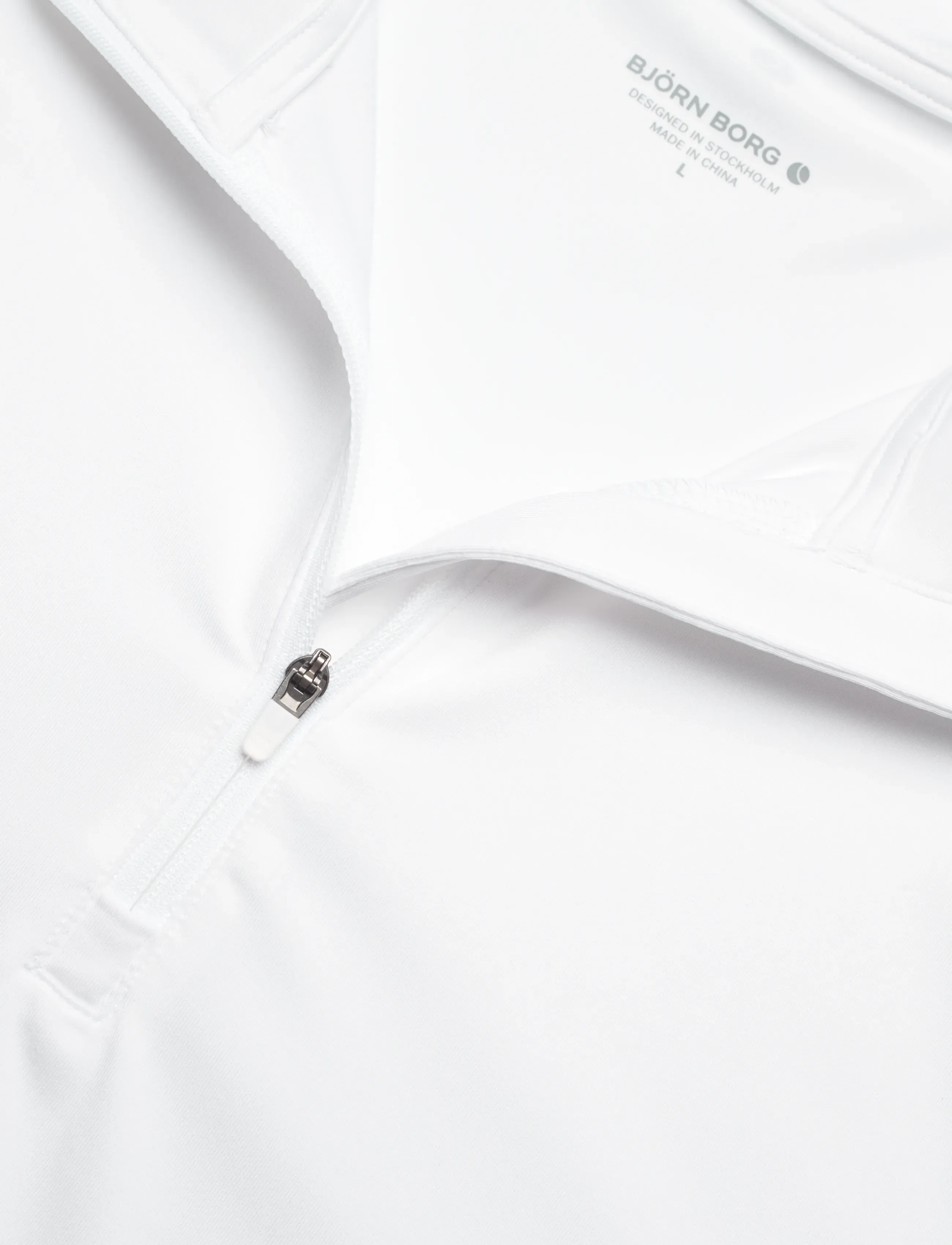 Björn Borg - BORG COURSE MIDLAYER HALF ZIP - fleece - brilliant white - 2