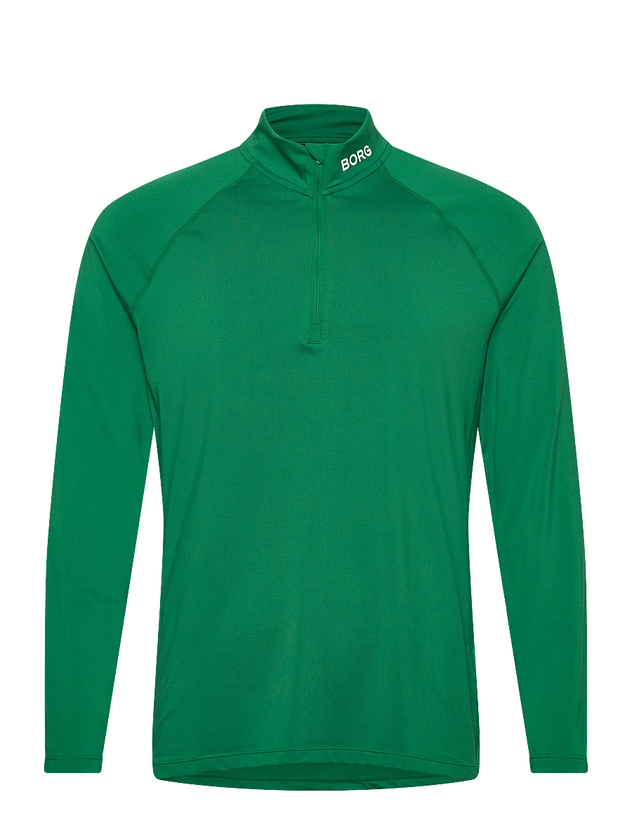Björn Borg - BORG COURSE MIDLAYER HALF ZIP - fleece & midlayer - verdant green - 0
