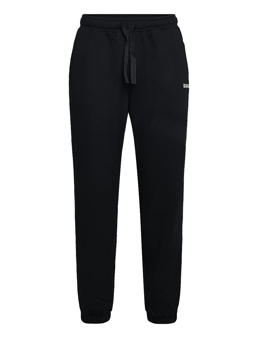 Björn Borg - BORG ESSENTIAL 3 SWEATPANTS - träningsbyxor - black beauty - 0