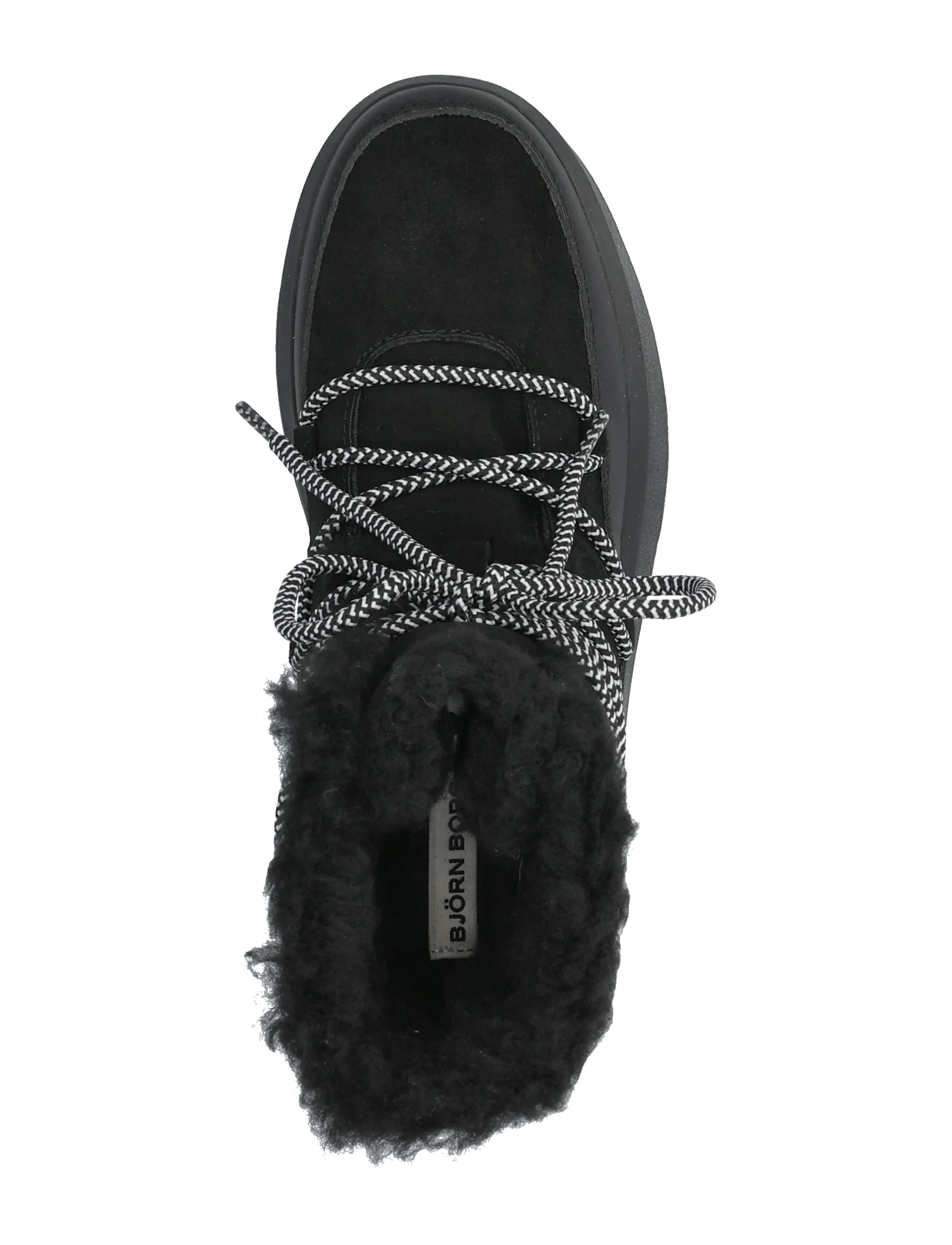 Björn Borg - WOOLY LACE UP - herbstersparnisse - black - 3