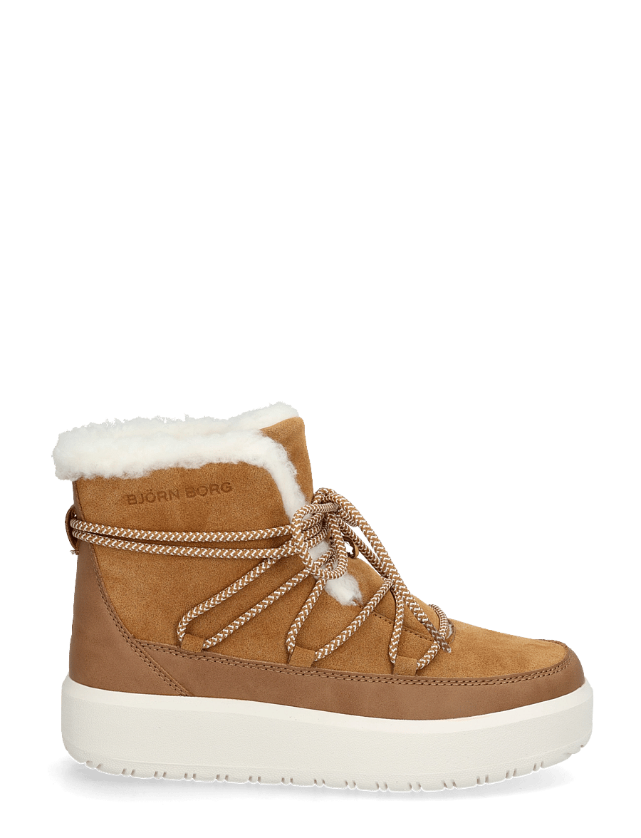 Björn Borg - WOOLY LACE UP - teddy-saapad - caramel - 2