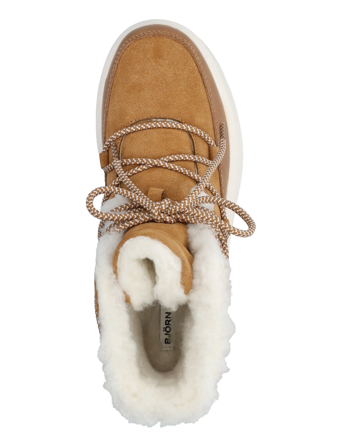 Björn Borg - WOOLY LACE UP - teddy-saapad - caramel - 3