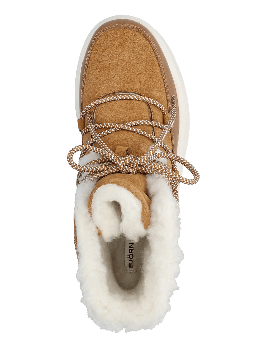 Björn Borg - WOOLY LACE UP - teddy-saapad - caramel - 3