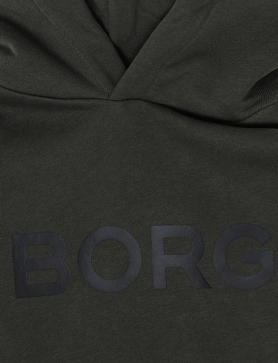 Björn Borg - BORG ESSENTIAL 3 HOODIE - huvtröjor - forest night - 2