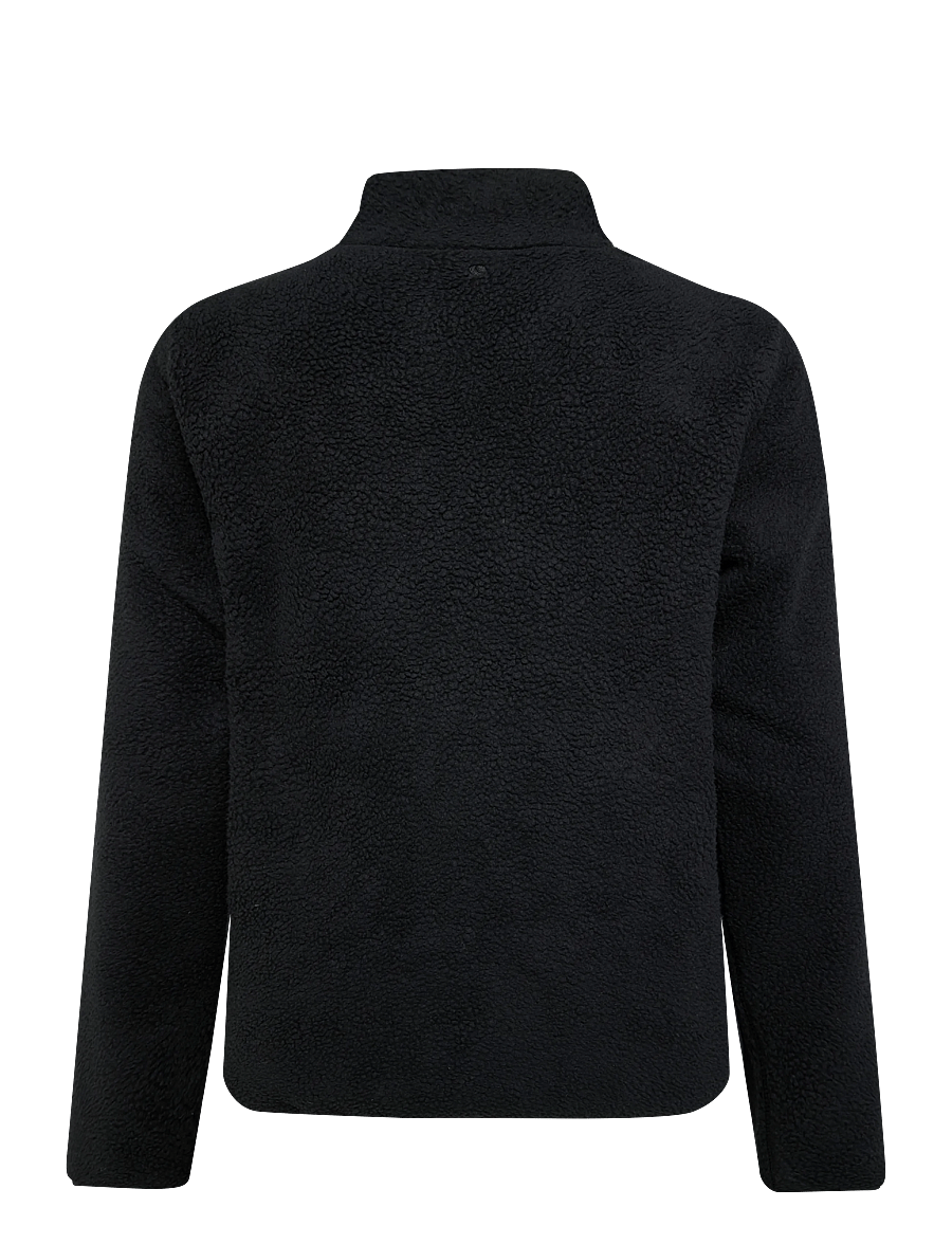 Björn Borg - BORG PILE JACKET - fleece og mellemlag - black beauty - 1