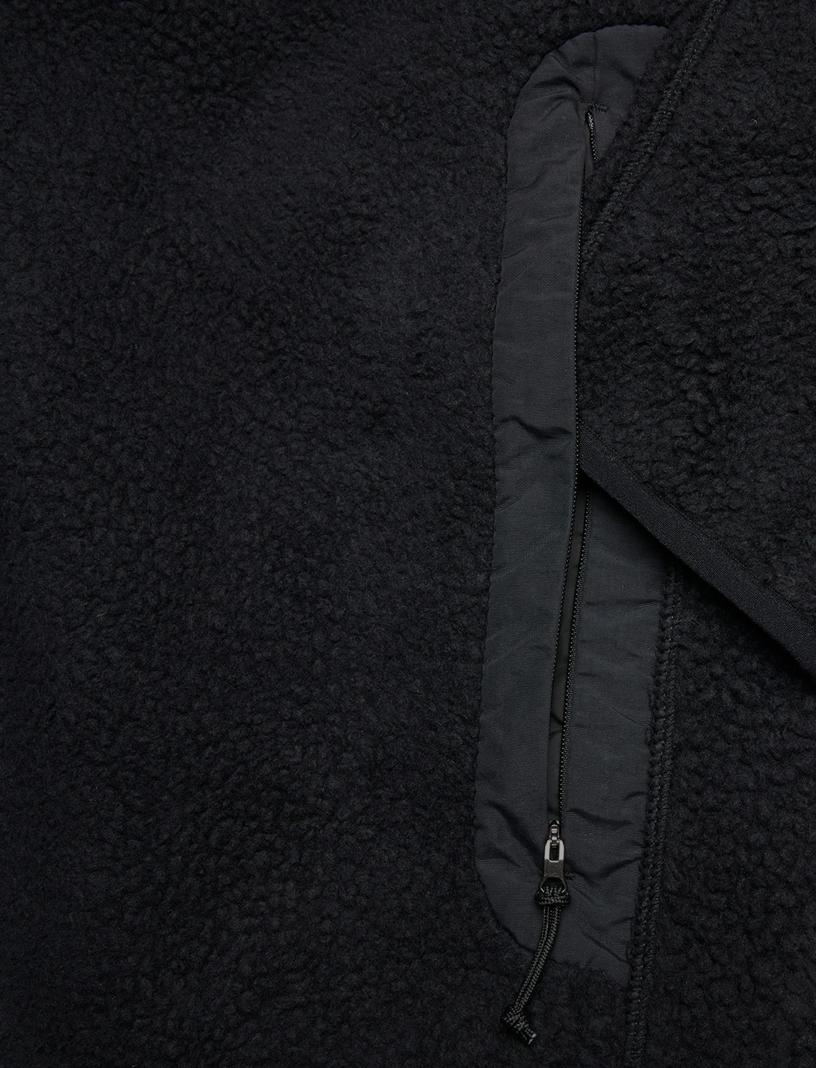 Björn Borg - BORG PILE JACKET - fleece og mellemlag - black beauty - 4