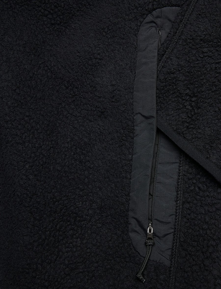Björn Borg - BORG PILE JACKET - fleece og mellemlag - black beauty - 4
