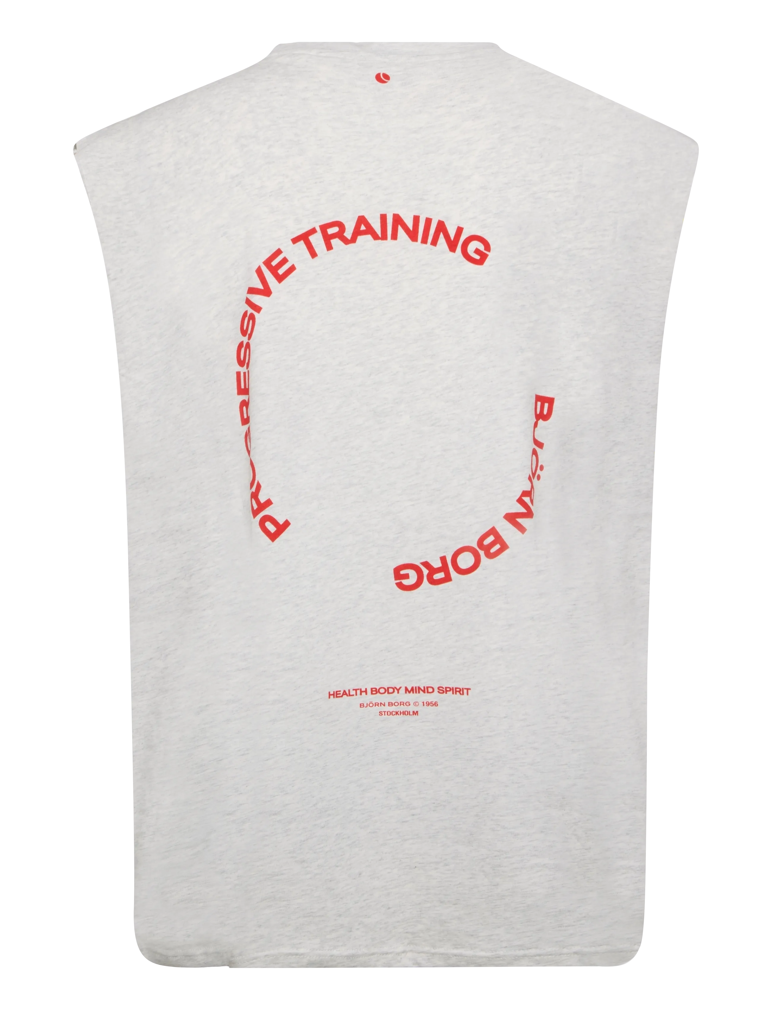 Björn Borg - BORG GYM SLEEVELESS T-SHIRT - tank tops - ultra light grey melange - 1