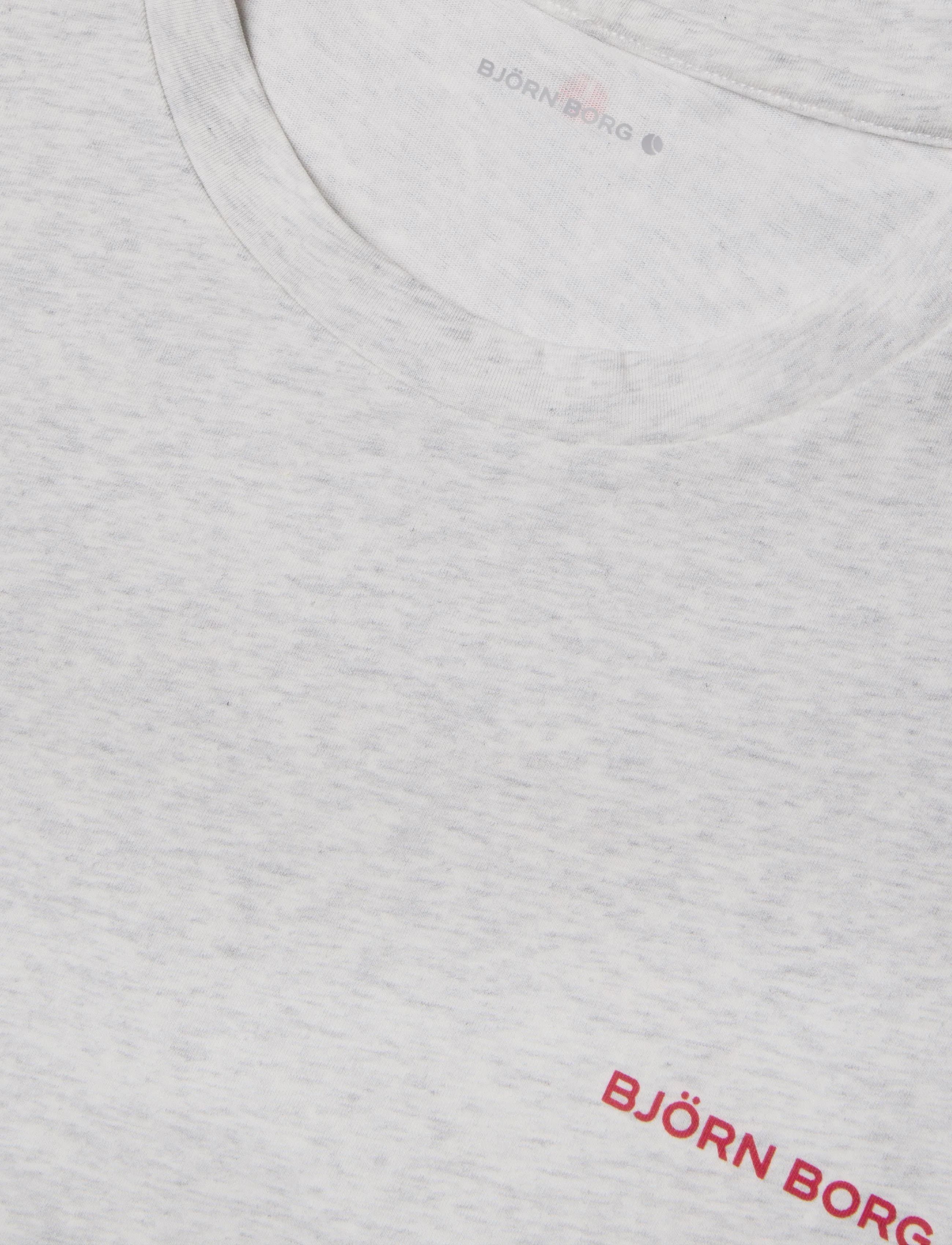 Björn Borg - BORG GYM SLEEVELESS T-SHIRT - tank tops - ultra light grey melange - 2