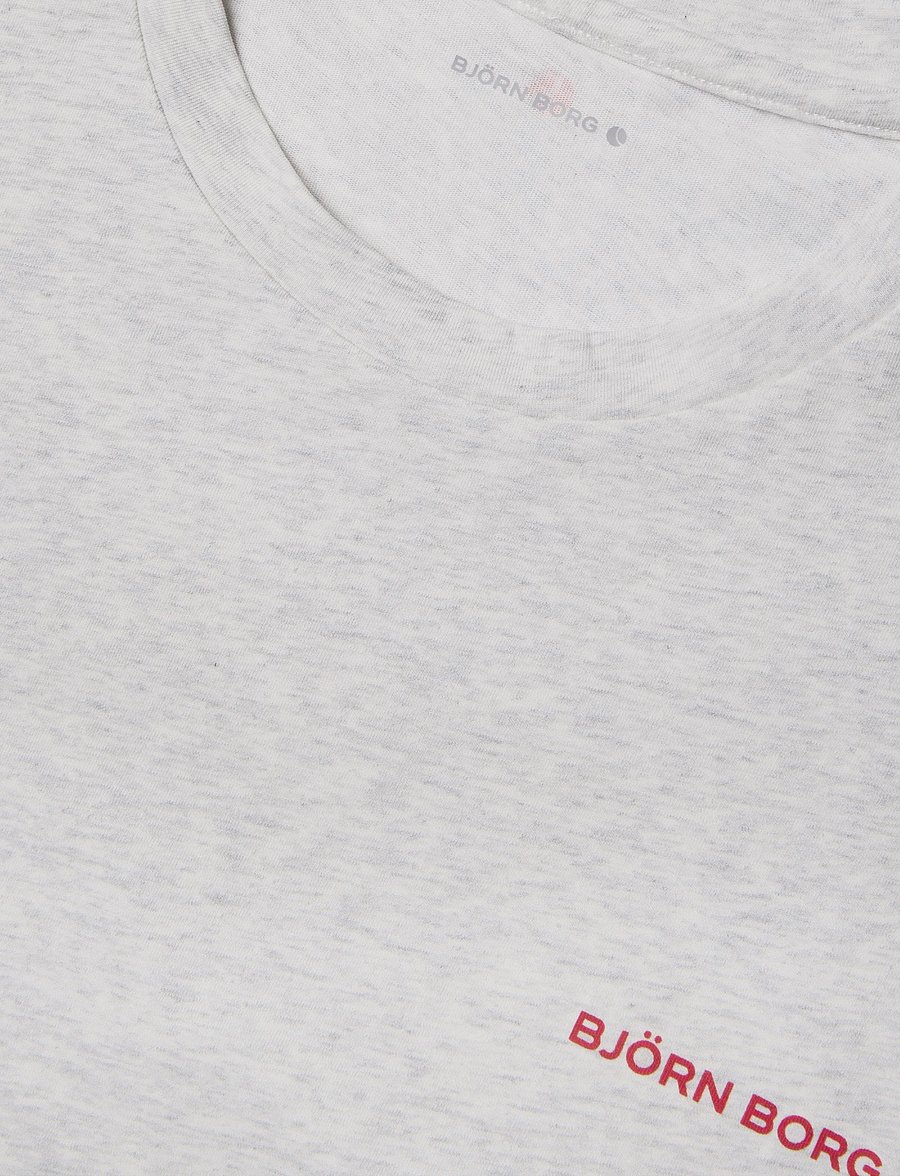 Björn Borg - BORG GYM SLEEVELESS T-SHIRT - tank tops - ultra light grey melange - 2