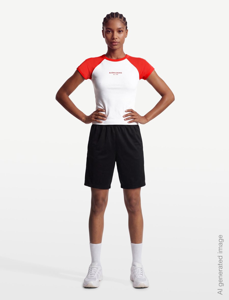 Björn Borg - STUDIO RINGER T-SHIRT - t-shirts - brilliant white - 0