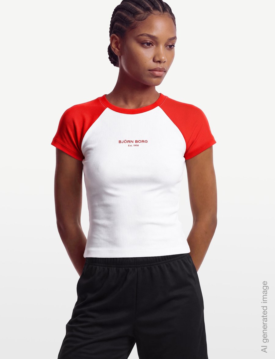 Björn Borg - STUDIO RINGER T-SHIRT - t-shirts - brilliant white - 3