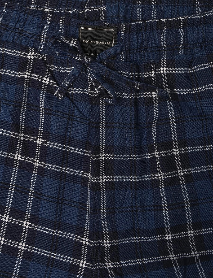Björn Borg - CORE FLANNEL PYJAMA PANTS - pyjama bottoms - bb forest tartan 4 - 2