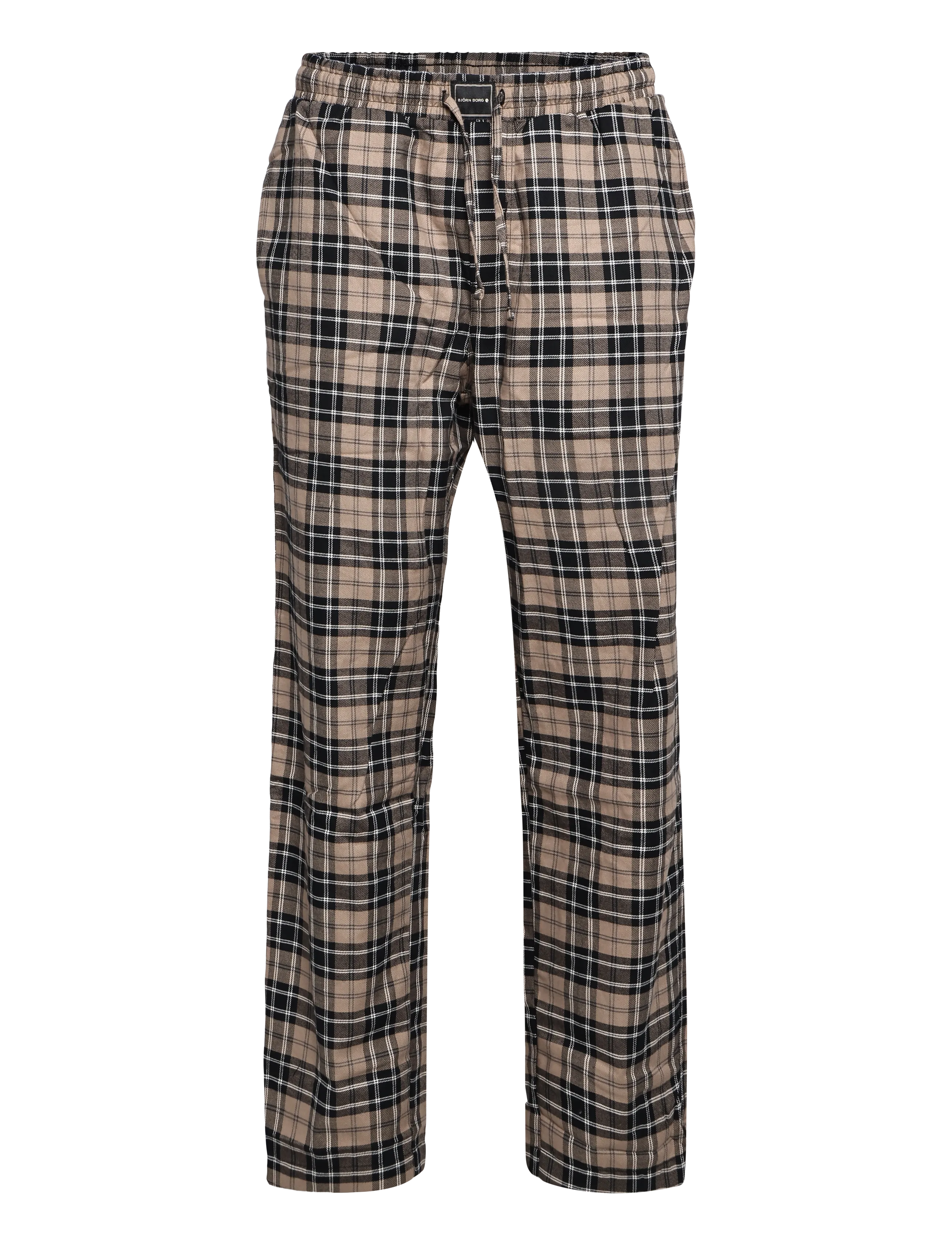 Björn Borg CORE FLANNEL PYJAMA PANTS - Björn Borg - BB SMALL TARTAN 3 / beige