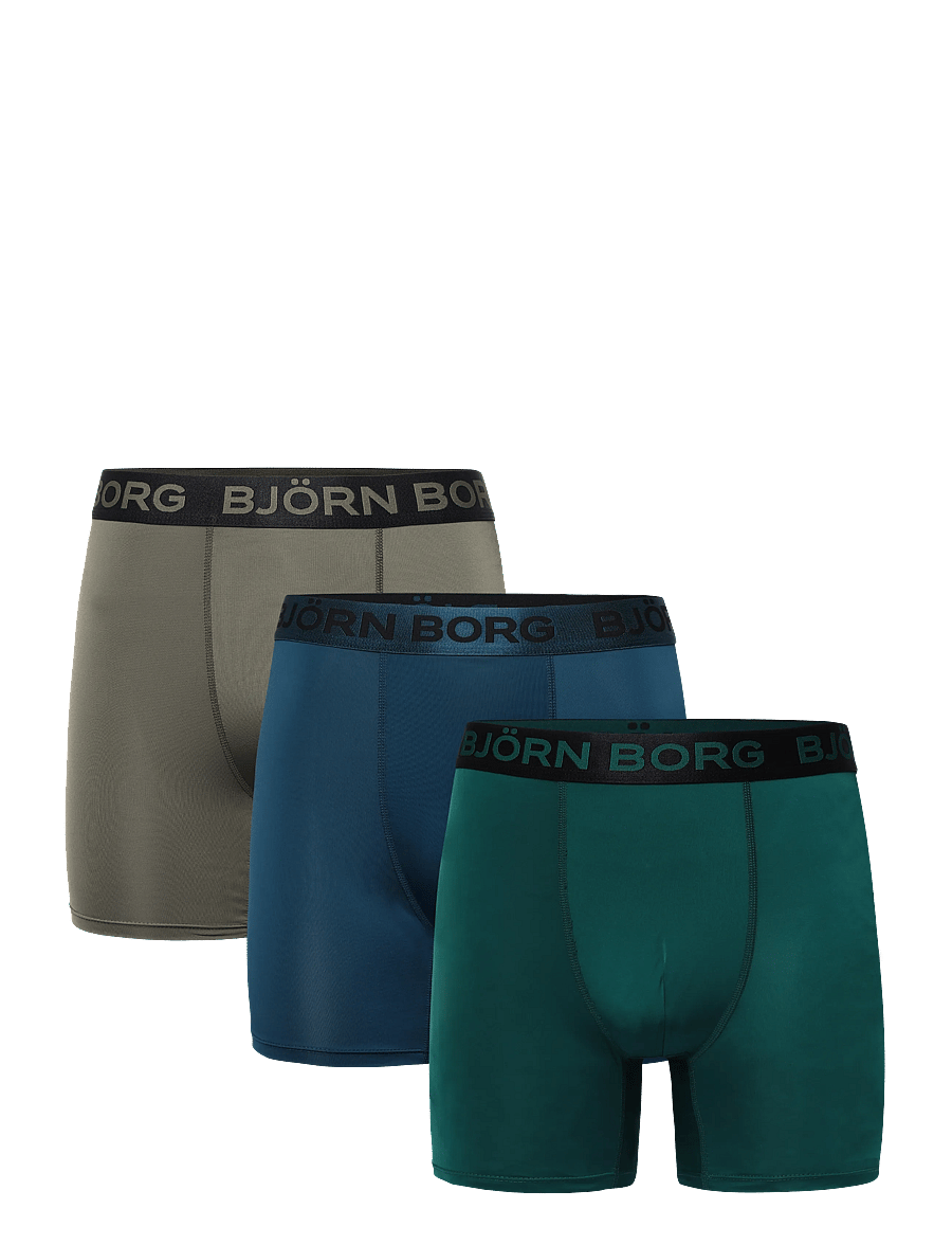 Björn Borg - SPORTS MICROFIBER BOXER 3p - basesayer underdele - multipack 1 - 0