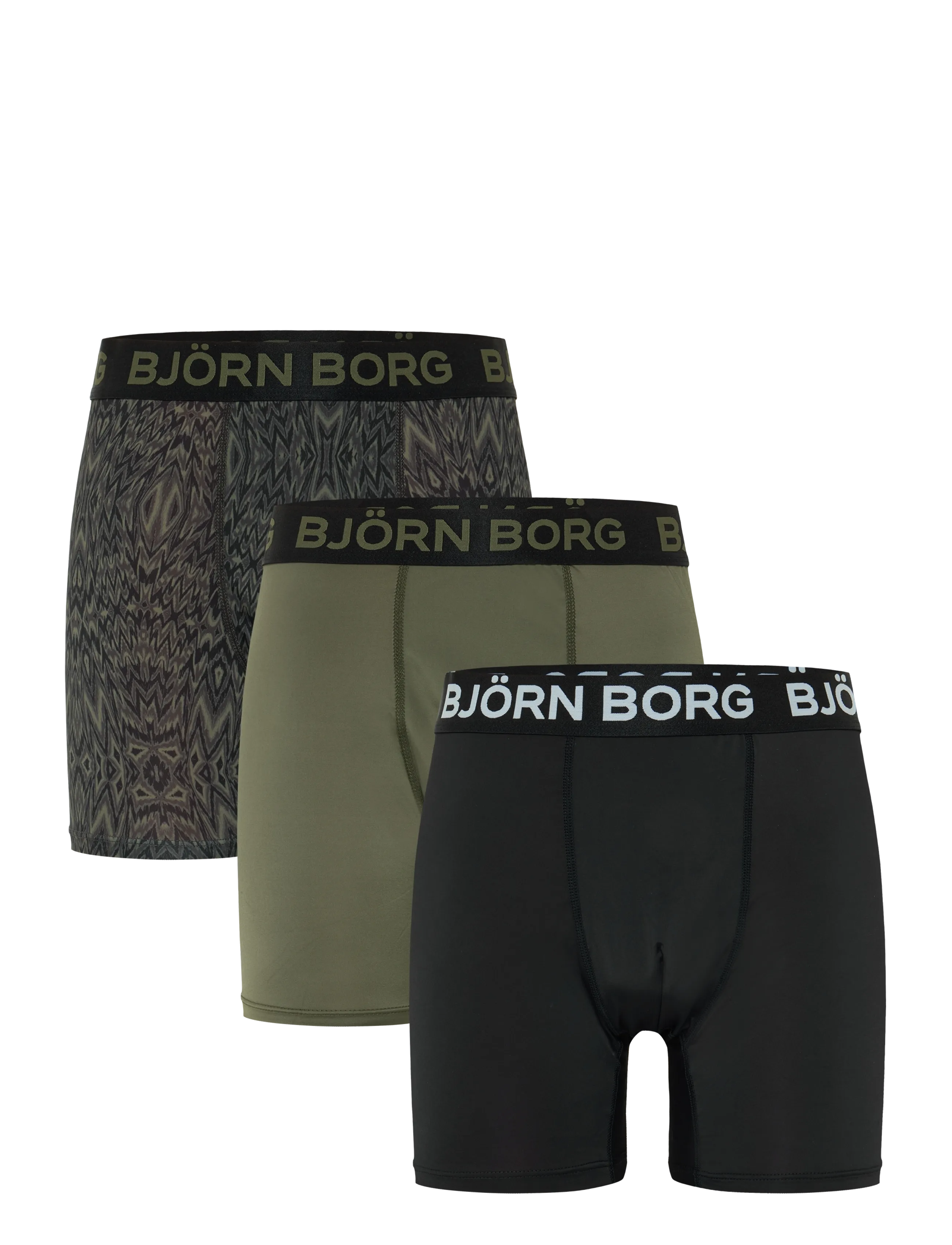 Björn Borg SPORTS MICROFIBER BOXER 3p - Enge Boxershorts - MULTIPACK 2 / multi