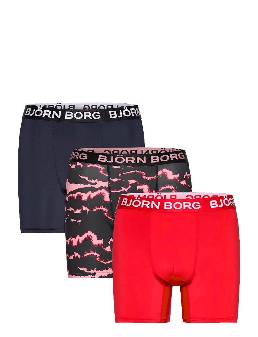 Björn Borg - SPORTS MICROFIBER BOXER 3p - basesayer underdele - multipack 3 - 0