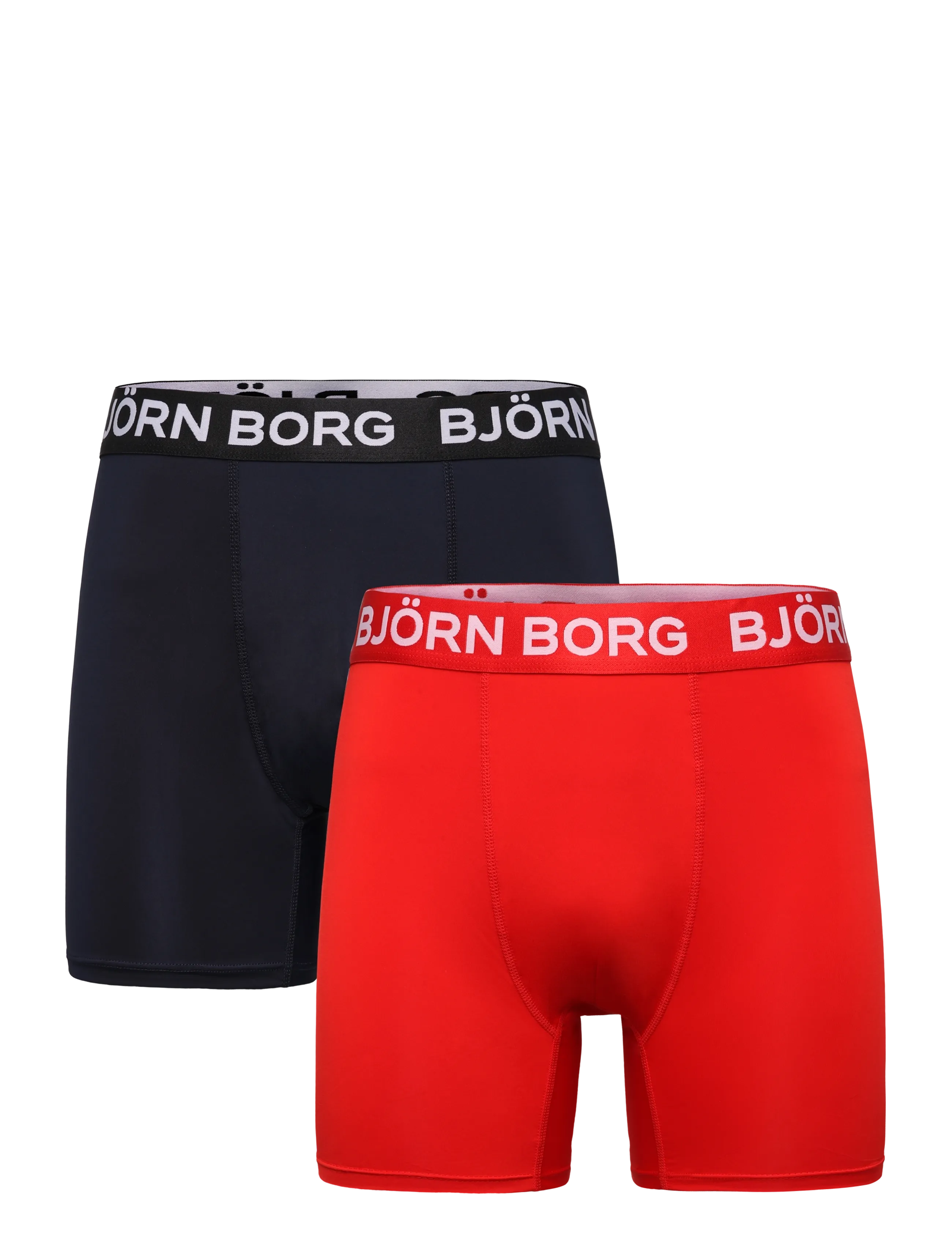 Björn Borg SPORTS MICROFIBER BOXER 2p - Kleidung - MULTIPACK 1 / red