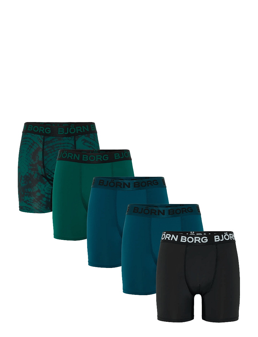 Björn Borg - SPORTS MICROFIBER BOXER 5p - unterwäsche & socken - multipack 1 - 0
