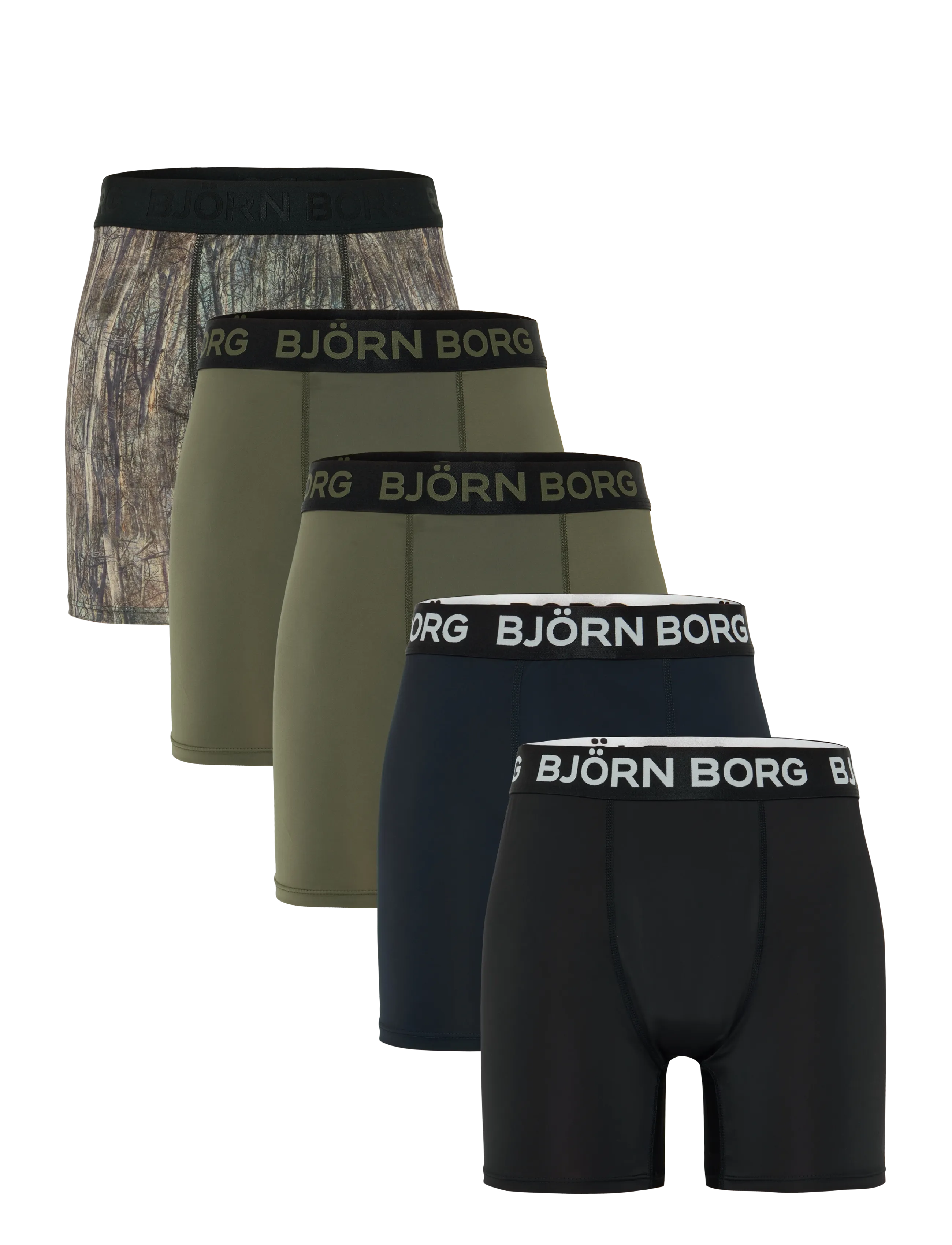 Björn Borg SPORTS MICROFIBER BOXER 5p - Bokserid - MULTIPACK 2 / multi