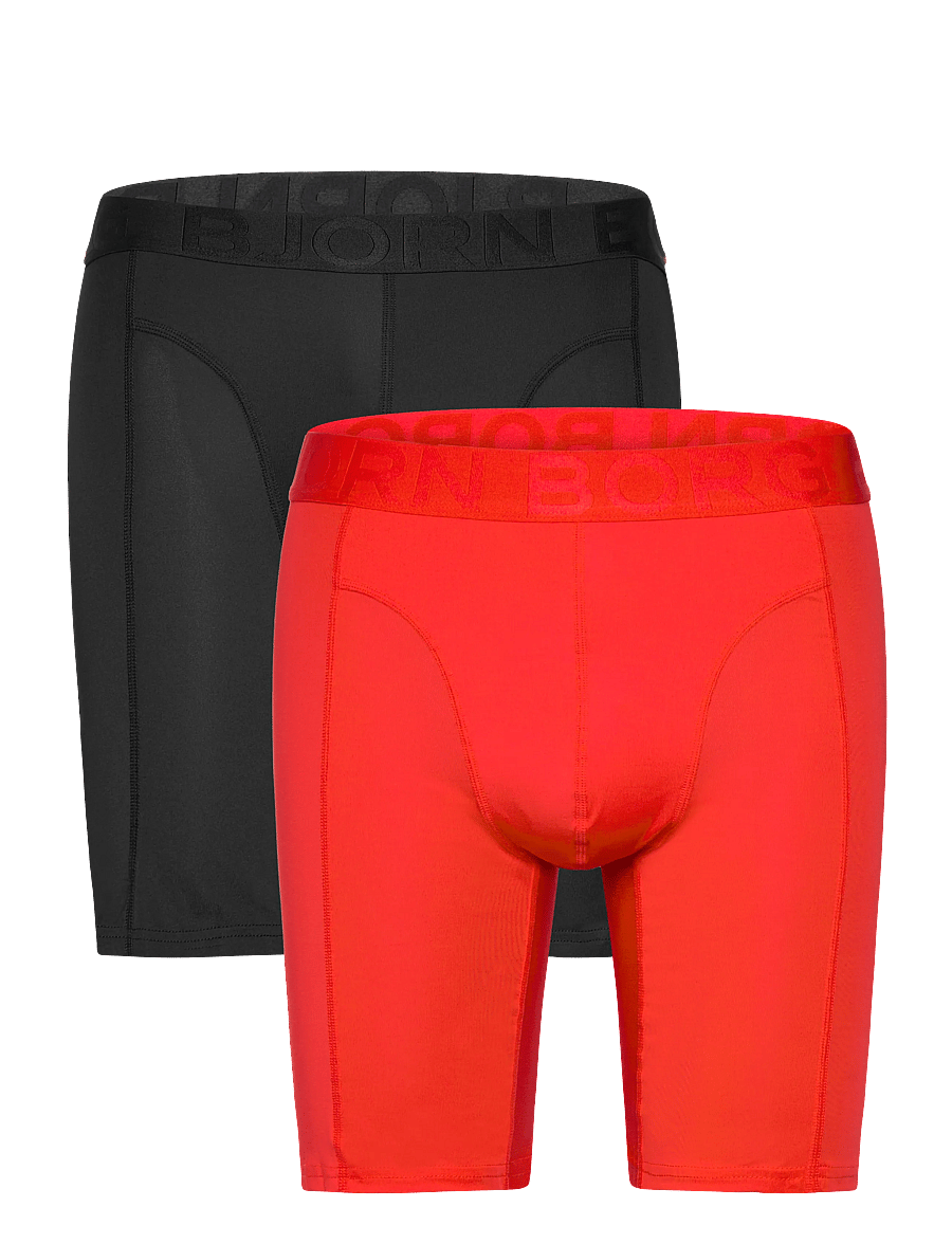 Björn Borg - SPORTS LIGHTWEIGHT LONG LEG BOXER 2p - basesayer underdele - multipack 1 - 0